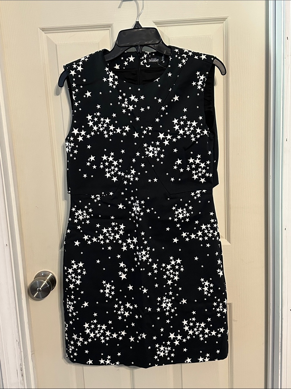 Kate Spade Saturday Black Dress with White Star Print, NWT’s, Size 2